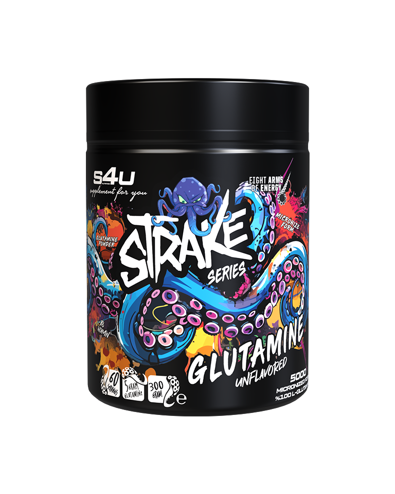 S4U Strake Series Glutamine %100 Saf Aromasız 300 Gram
