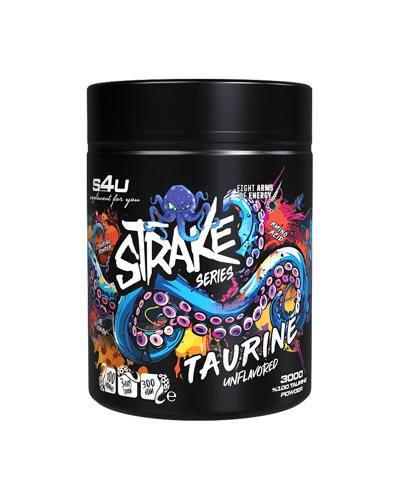 S4U Strake Series Taurine %100 Saf Aromasız 300 Gram